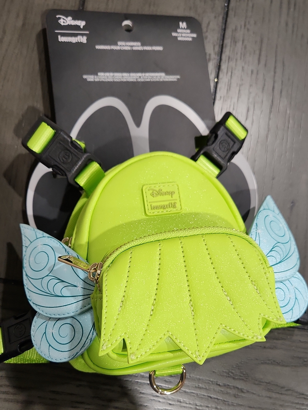 Loungefly Tinkerbell Dog Harness & Backpack Combo